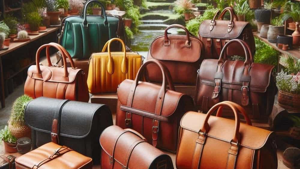 Production and export of quality leather bag
