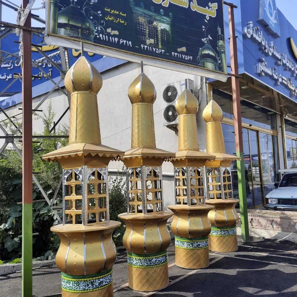 گنبد گلدسته سازی امام رضا در بابل مازندران