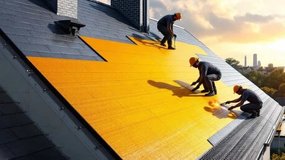The steps of installation of isogam in Shirvan; The secret of rooftop insulation shelf life