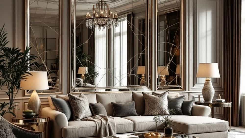 Why is custom mirroring the best choice for reception decoration?