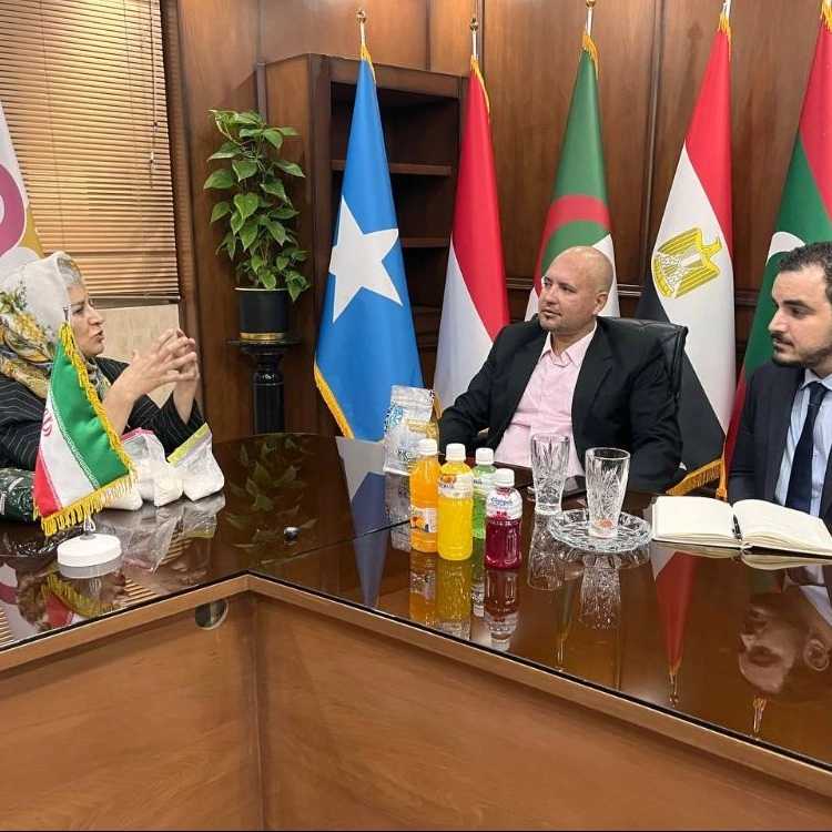 تصاویر جلسه مدیر عامل شرکت آیلید ترید  با نماینده نروژ