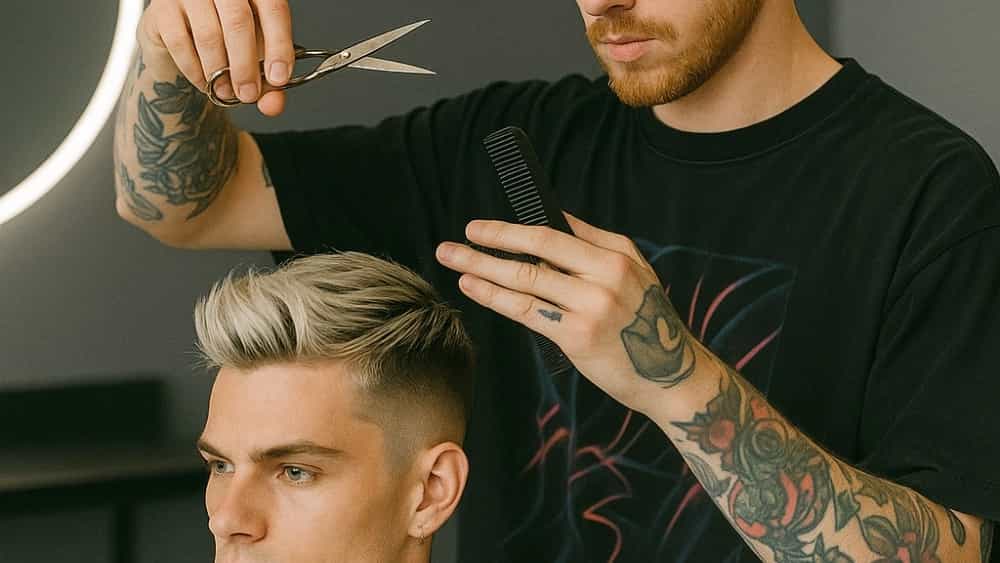 What are men's hairdressing courses? Trimming, color and mesh, groom