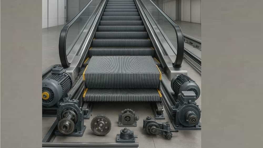 Construction and installation of escalator parts in Kermanshah; Introducing Gostar Gostar Pioneers
