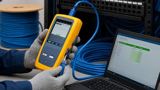 Wholesale network cable sale with channel and permanent testing