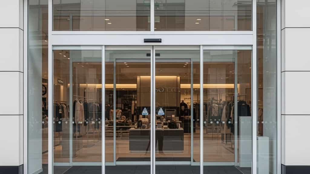 The best automatic glass door for stores
