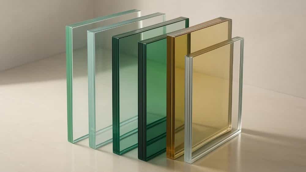 Renkli laminat camın üretimi ve montajı