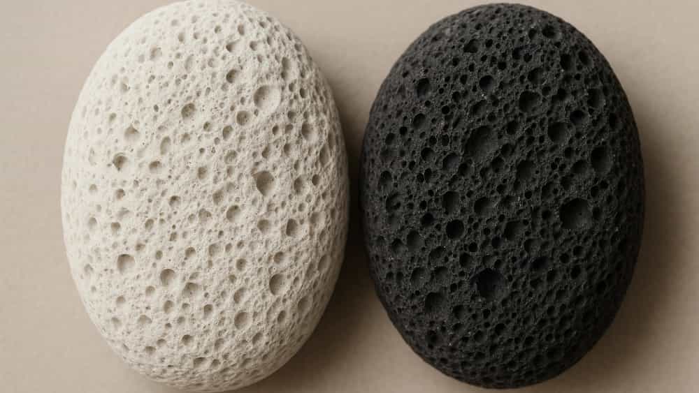 Why can the white shell look heavier than the black shell?