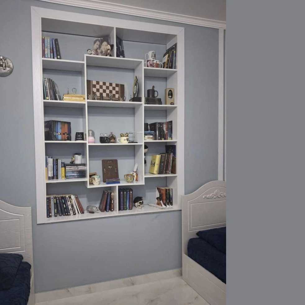 کابینت هایکلاس با ترکیب طرح چوب ام دی اف