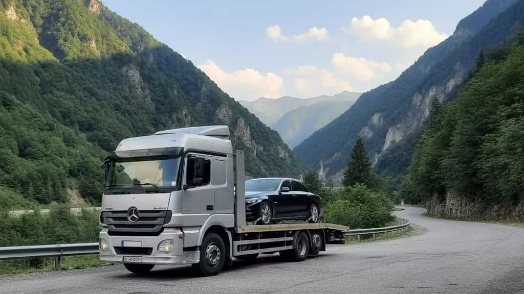 Towing and mobile mechanics on Haraz road