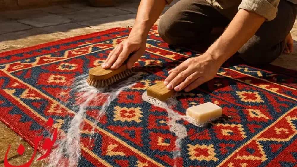 Specialized services for washing all kinds of carpets, rugs and carpets in Babolsar