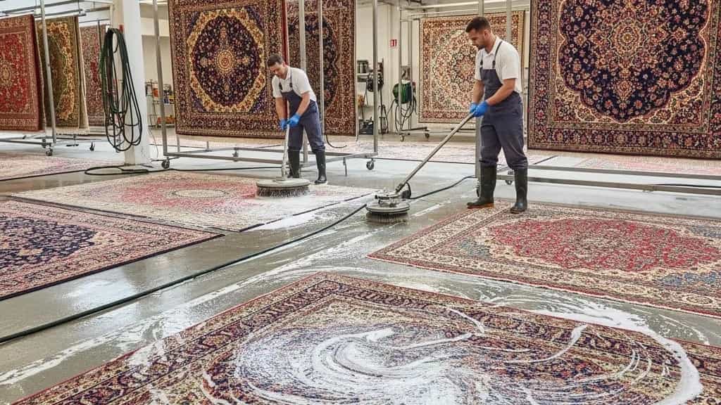 The best Talesh and Astara carpet cleaners managed by Haj Hamid Nemati