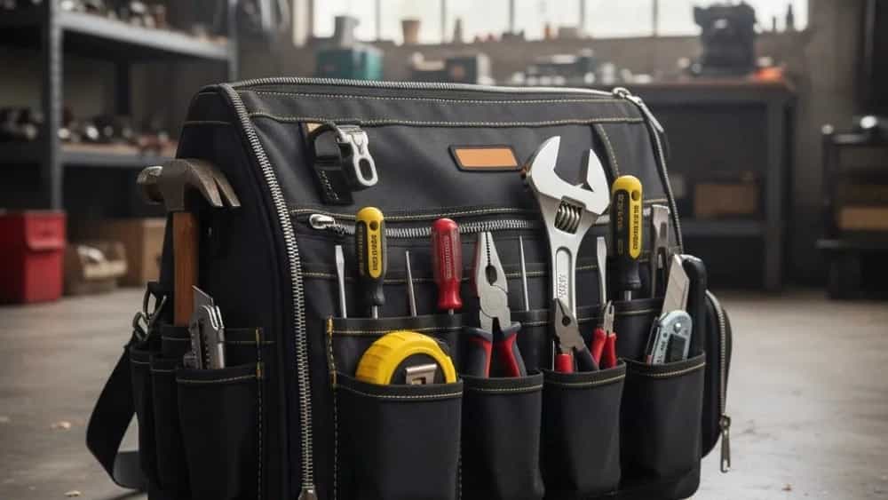 Production of Ryobi tool bag in Shahr-Quds, Tehran