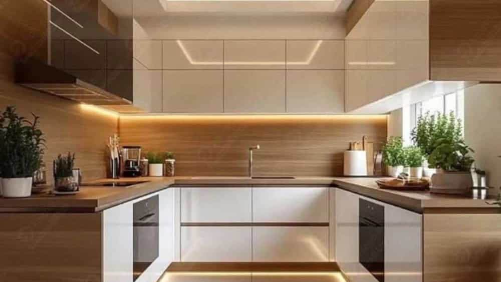 تصميم الديكور الداخلي بالمشغولات الخشبية الحقيقية