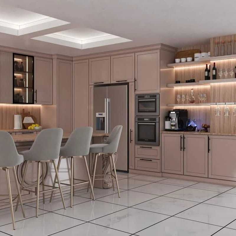 اجرای کابینت آشپزخانه وکیوم سوپر مات
