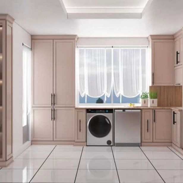 اجرای کابینت آشپزخانه وکیوم سوپر مات