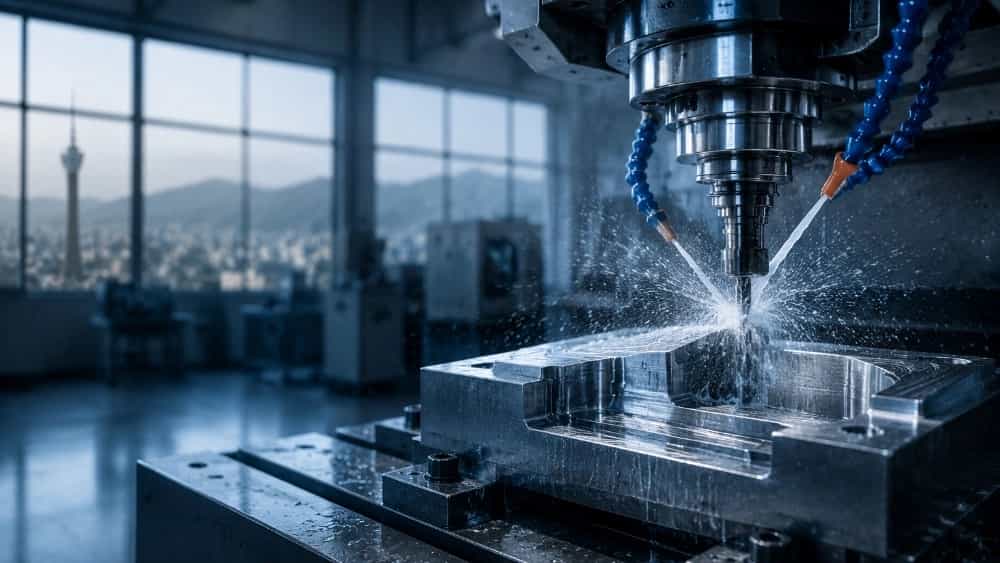 Manufacturing industrial parts with CNC milling in Tehran