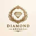 Silver and diamond rhinestones in Anzali