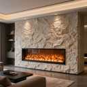 Electric and gas flame-front fireplaces in Tehran