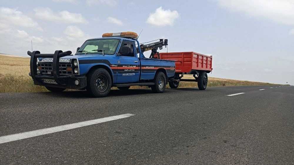 Abik Pars car rescue, immediate dispatch of a car carrier and tow truck in Taleghan