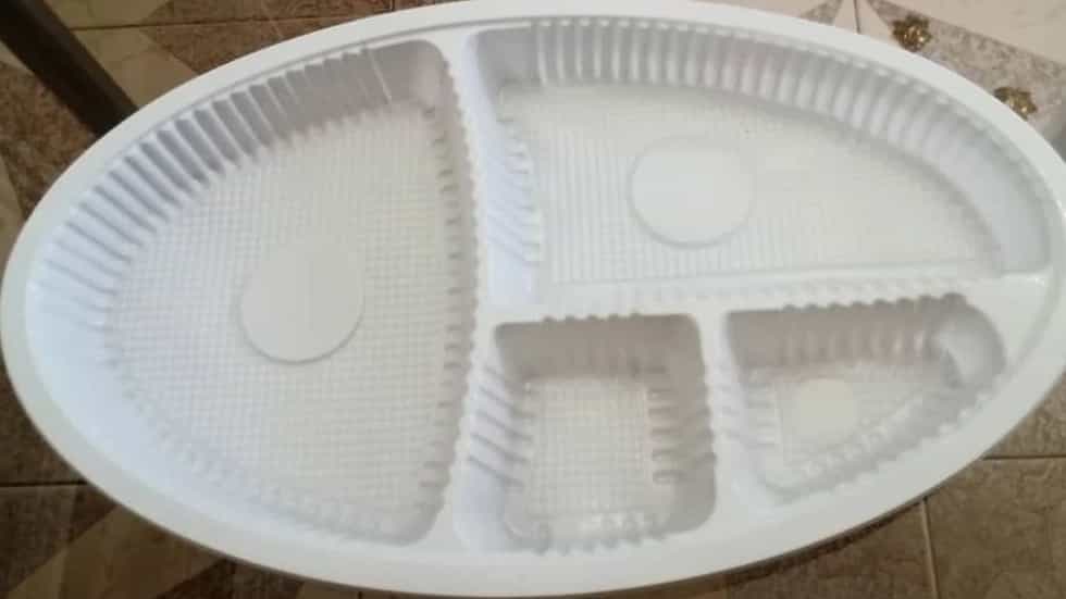 The price of disposable dishes in Navad production