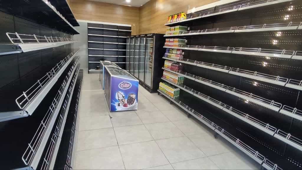 The price and implementation of modern store shelves in Saveh