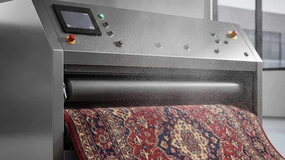 Carpet washing in Karaj with a vacuum cleaner and dryer