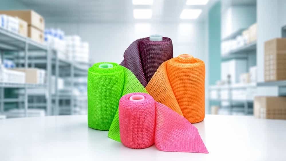 Export of fiberglass orthopedic plaster in Ghaemshahr