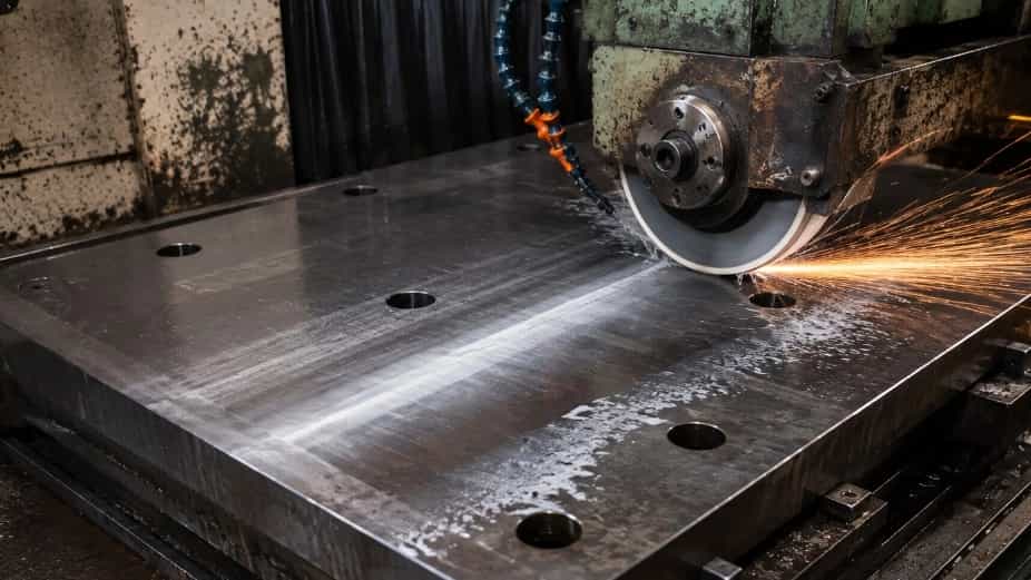 Grinding hammer plate with dimensions 1800x1000 Magnet stone services for large pieces