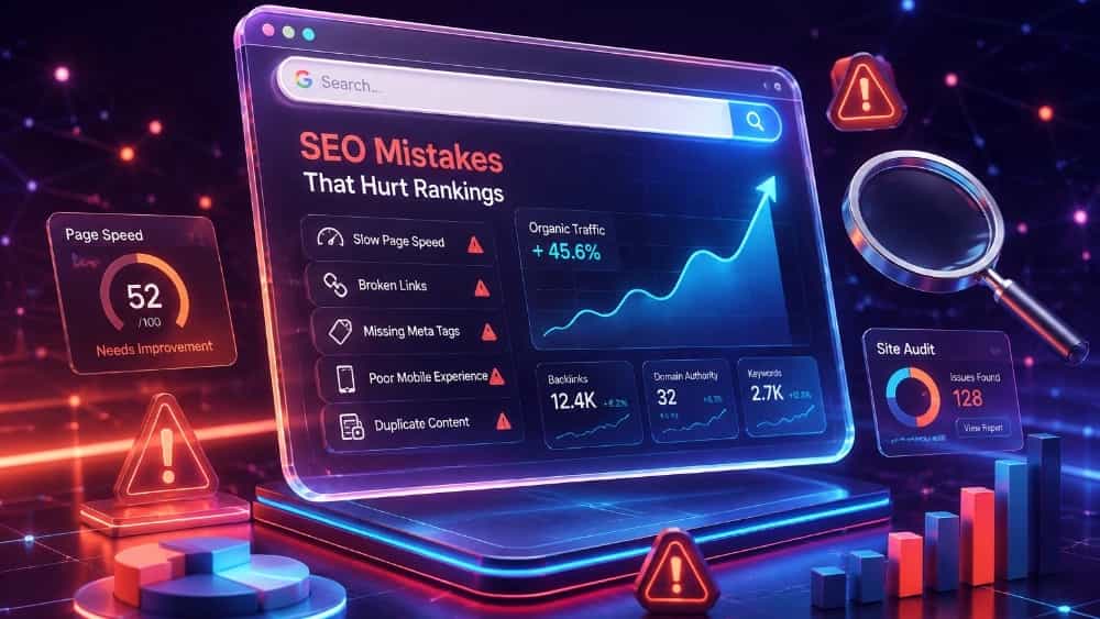 5 أخطاء قاتلة في تحسين محركات البحث