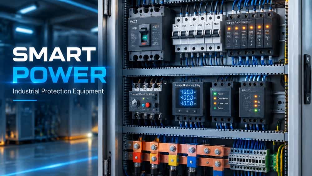 Protective equipment in industrial electricity and their selection method