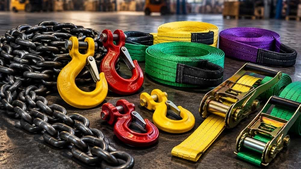 The center for selling chains, hooks, harnesses and cargo handling in Tehran at the market floor price