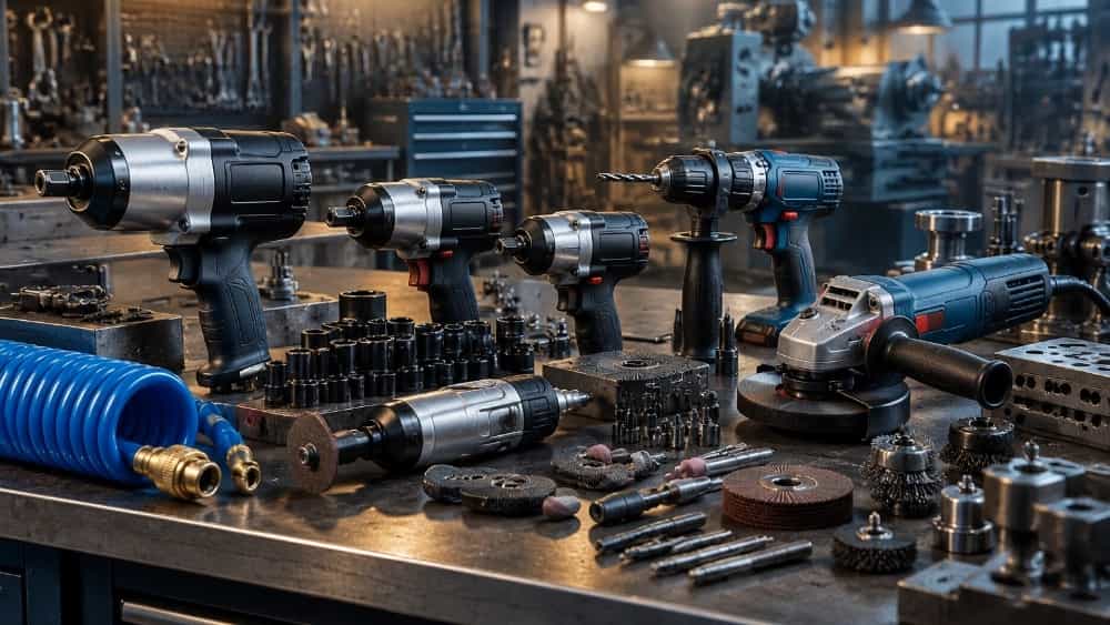 Buying pneumatic and electric tools for production workshops in Tehran