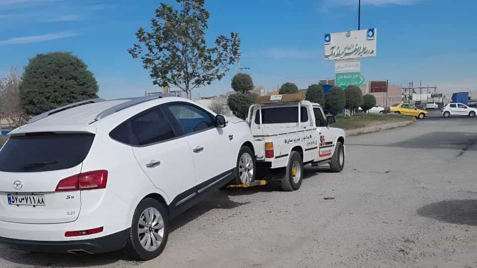 Mobile mechanic and tow truck on Miandoab road, Mahabad and Bukan