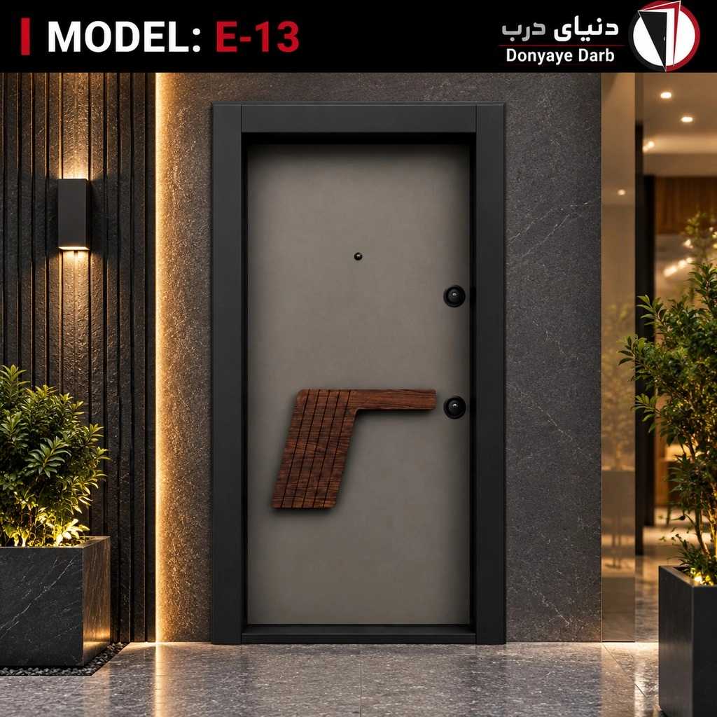 ساختار داخلی درب ضد سرقت با ورق فولادی