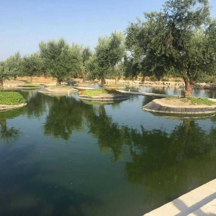 عایق‌بندی استخر ذخیره آب کشاورزی با ژئوممبران در استان تهران