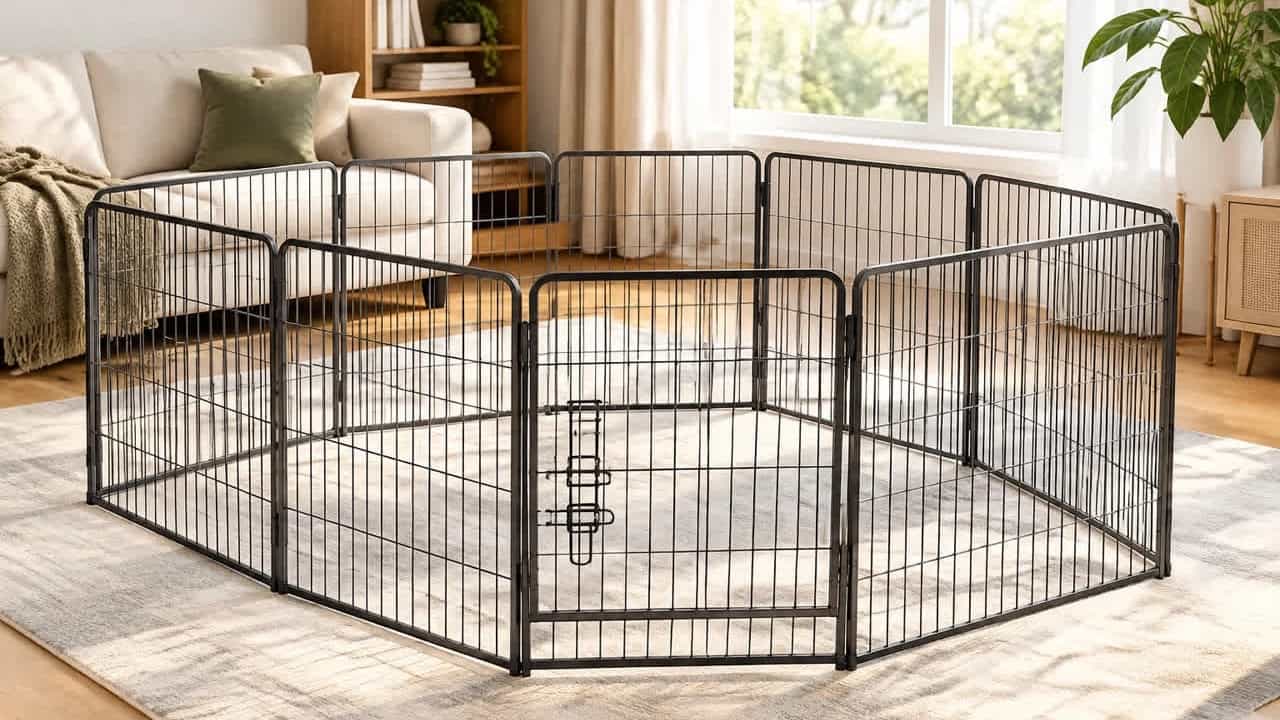 How to make a safe play space for your dog? Buy a folding dog park
