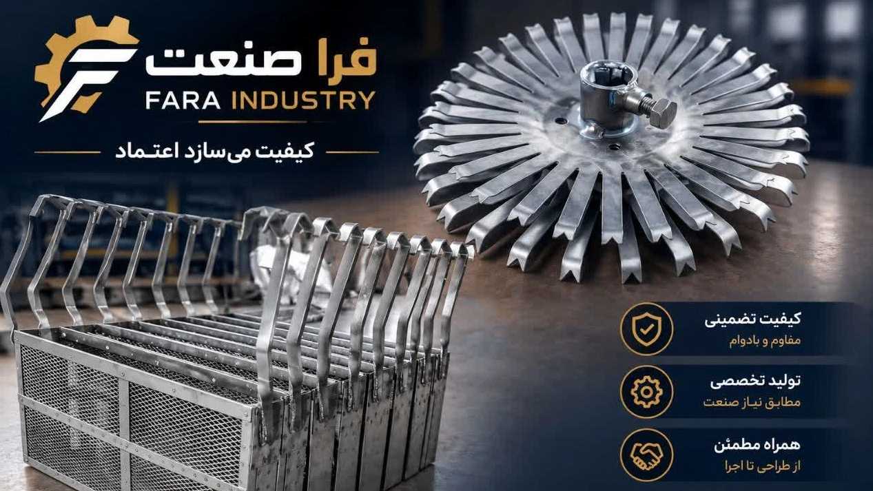 Farasanet, producer of titanium baskets and plating lines in Tehran