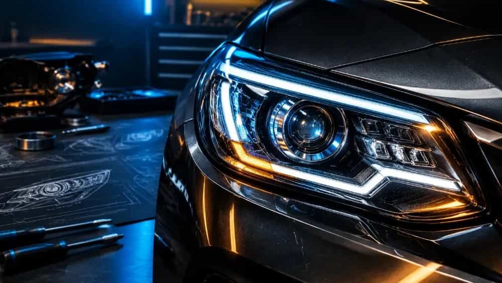 The price of designing and manufacturing customized car lights in Tehran