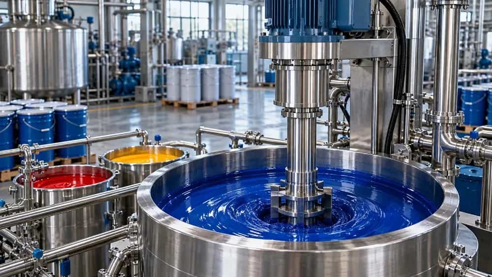 Manufacturer of industrial paint mixer in Tehran