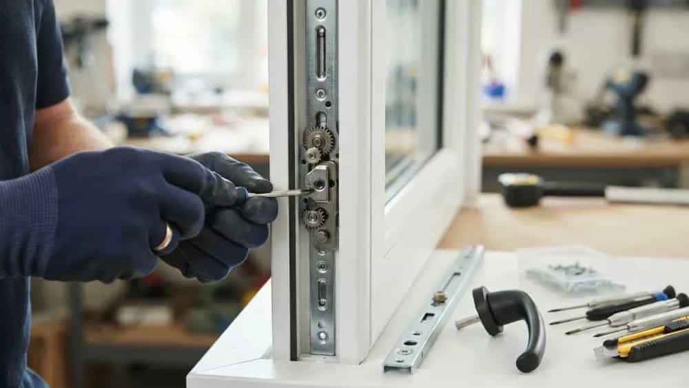 Rasht'ta Spaniolt ve UPVC çift camlı pencere kollarının onarımı