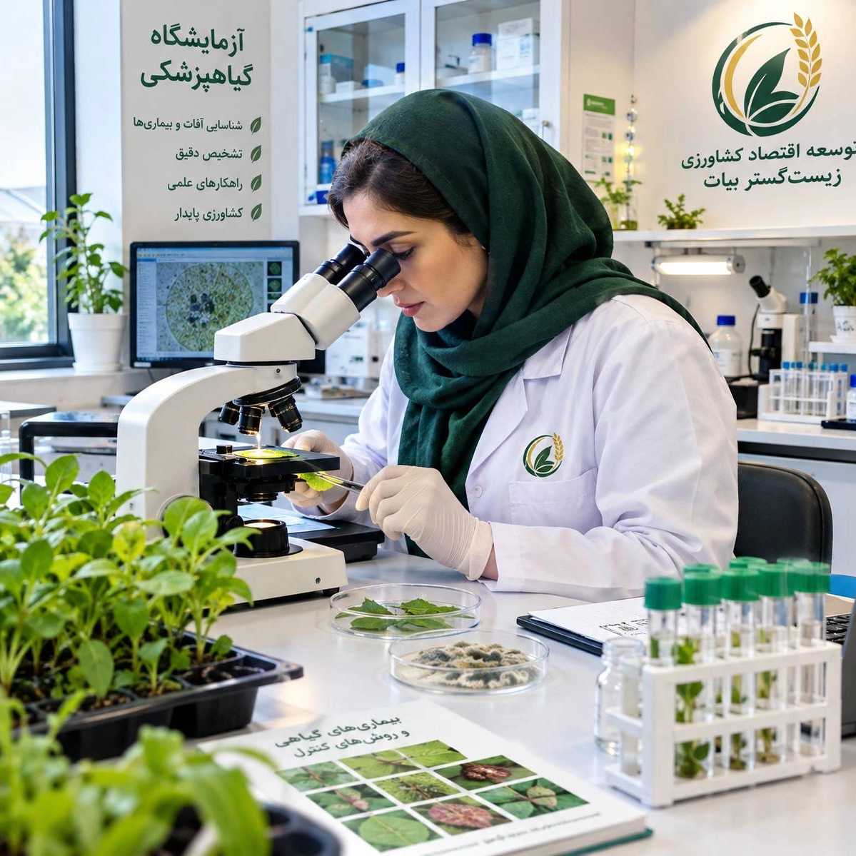 تشخیص آفات و بیماری های گیاهی