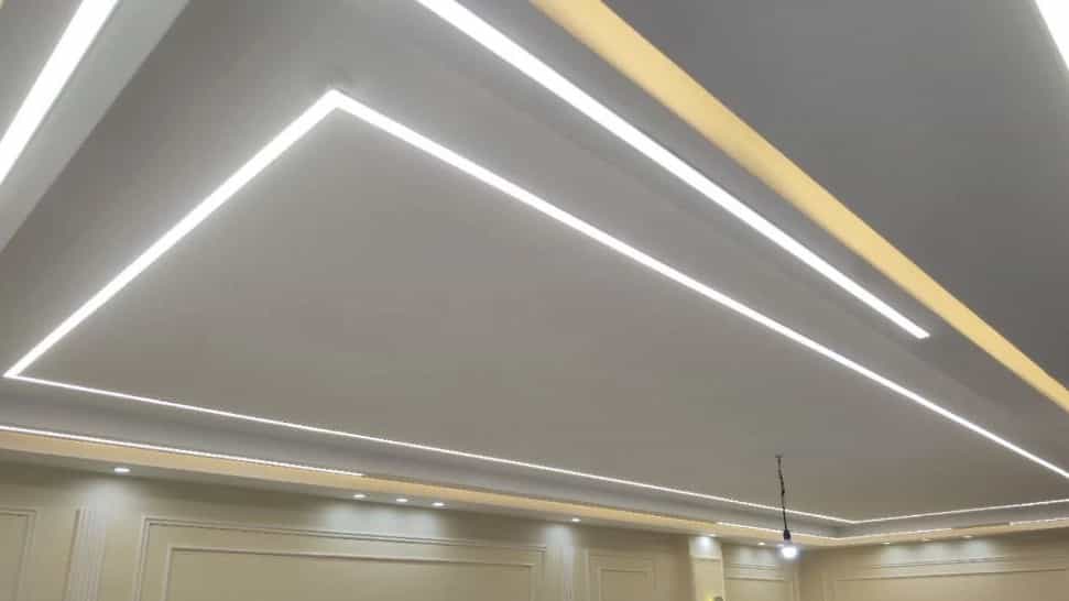 Implementation of lighting of the building and roof of Kenaf with hidden light and halogen