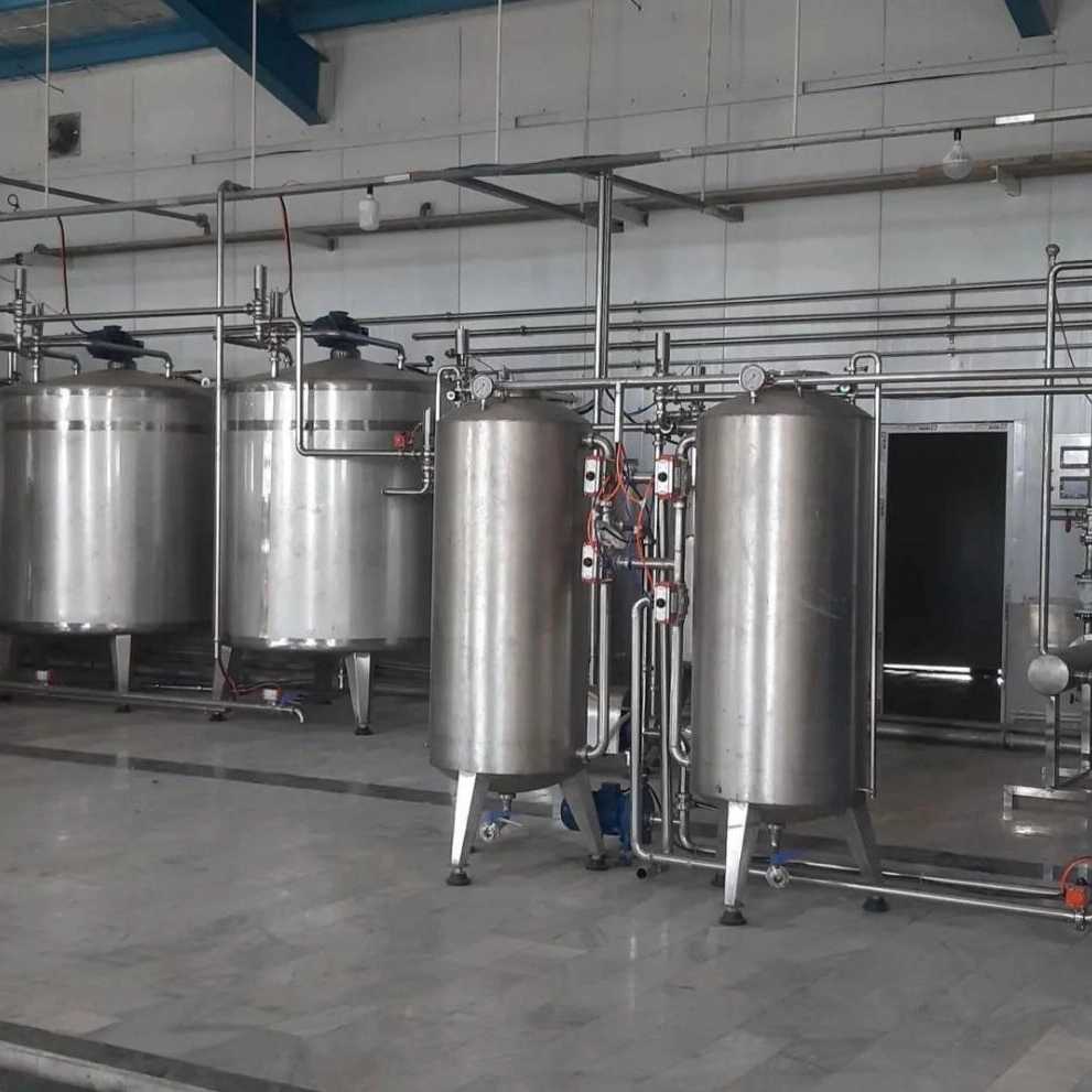 Design and construction of automatic fruit juice line