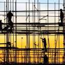 Aflaq metal scaffolding in Shiraz