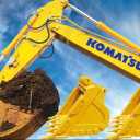 Doğu Azerbaycan'da Aria Komatsu ekskavatör ile madencilikte çalışma eğitimi