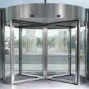 Automatic door and tempered glass and safe glass structure of Pirouzan Jam in Khayam, Tehran
