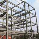 Welding the skeleton of a commercial building in Tehran
