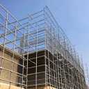 Aflaq metal scaffolding in Shiraz