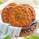 Selling traditional cookies at Hiva cookie maker in Foman, Gilan