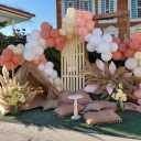 Radmard's birthday balloon arrangement and design in Brazjan Bushehr